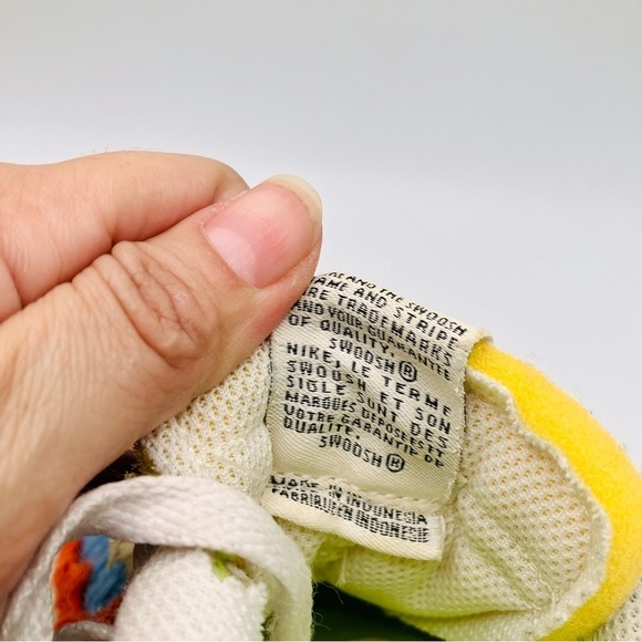 Nike Air Force 1 LV8 NNGS Knitted Hemp Blue Citron Orange multi color youth 1.5 - Picture 8 of 9